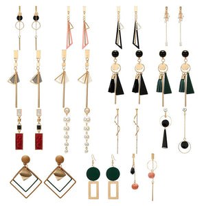 Acrylic Big Dangling Earrings